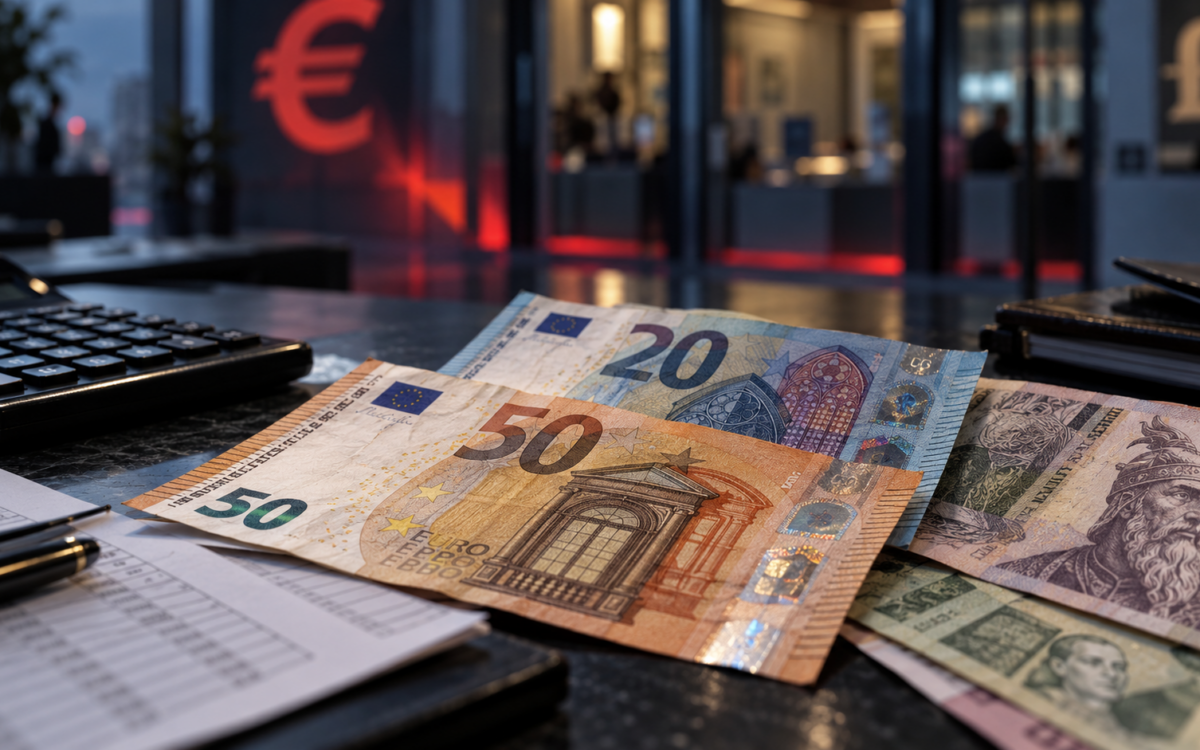 Euro zbret në 90,64 lekë: kursi bie, fatura rëndon mbi eksportuesit dhe familjet