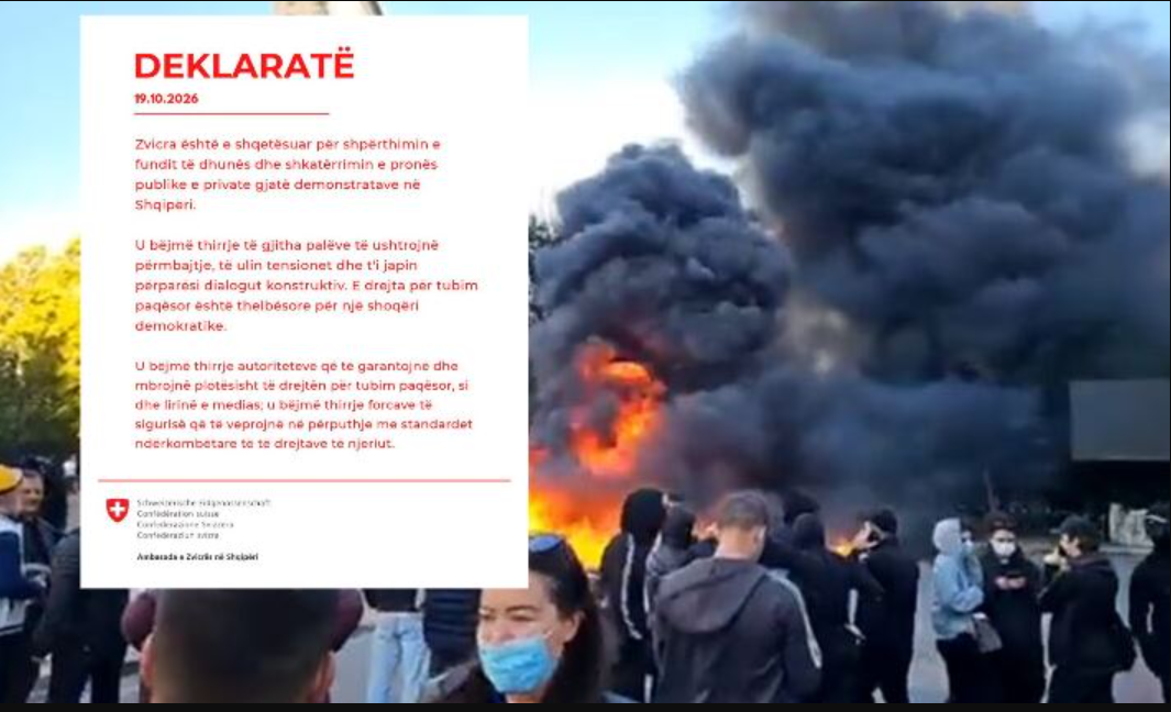 Ambasada e Zvicrës: Forcat e sigurisë të veprojnë sipas standardeve ndërkombëtare